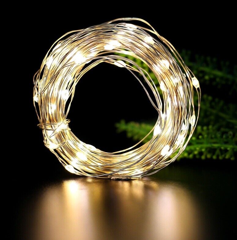 Fairy Lights LED Battery and USB 2 in 1 Remote Control Christmas Copper String