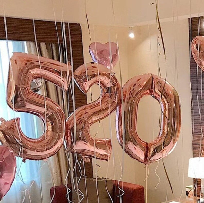Giant Foil Number Balloons letter Air Helium Birthday Age Party Wedding 32