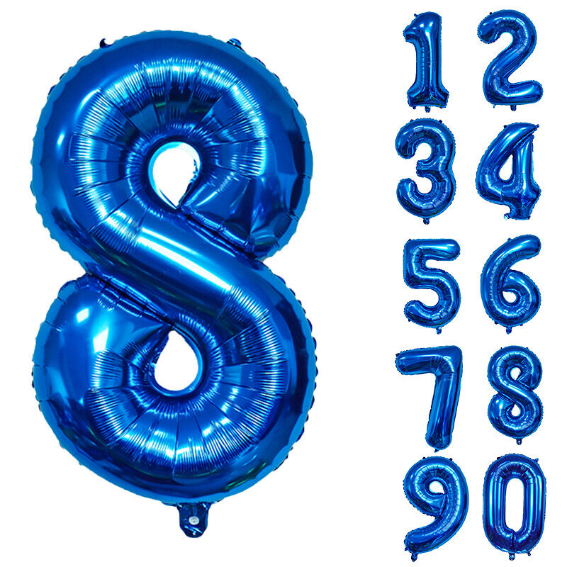 Giant Foil Number Balloons letter Air Helium Birthday Age Party Wedding 32