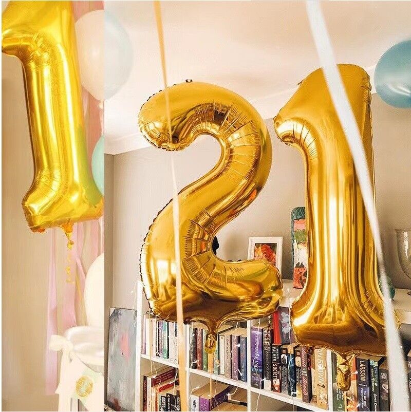 Giant Foil Number Balloons letter Air Helium Birthday Age Party Wedding 32