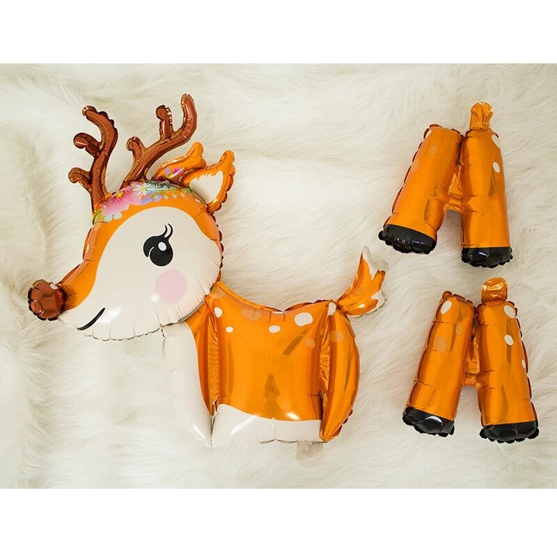 Merry Christmas Balloons Huge Xmas Tree Snowman Deer Foil Helium Party Children