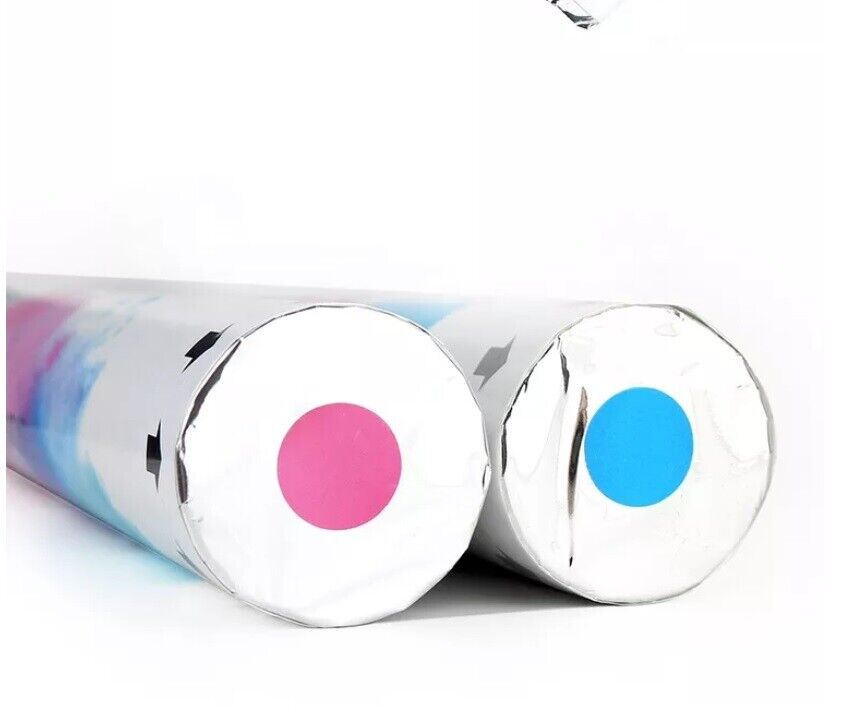 Cannon – Pink or Blue Powder Celebration Tube – Baby Shower Party Decoration