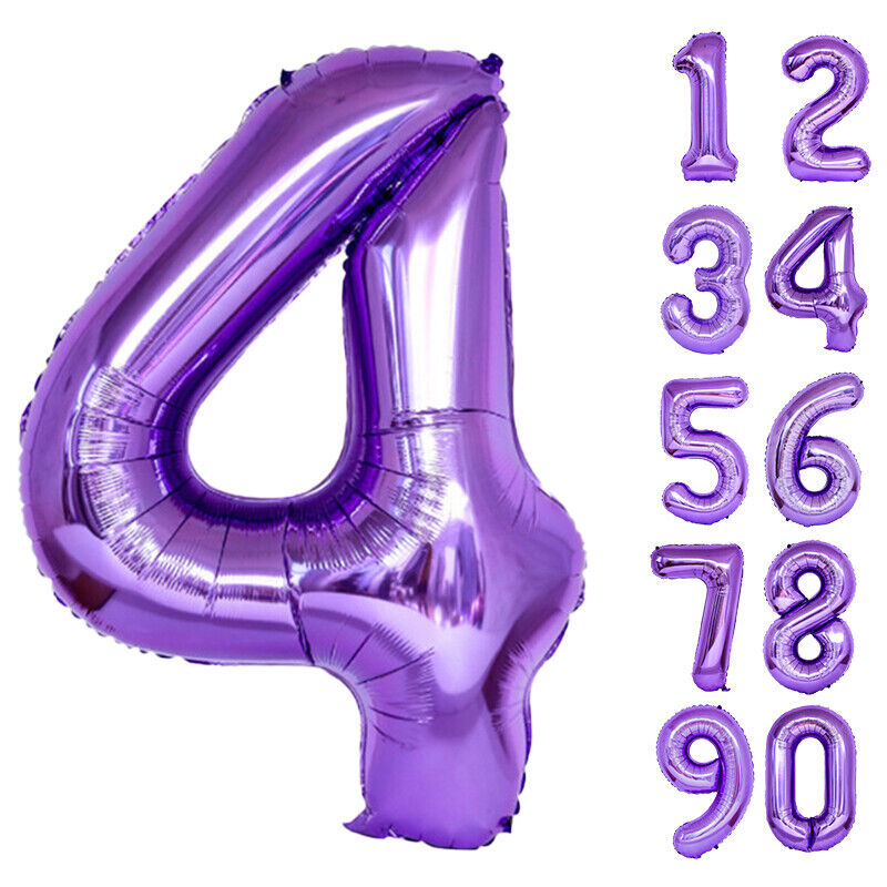 Giant Foil Number Balloons letter Air Helium Birthday Age Party Wedding 32