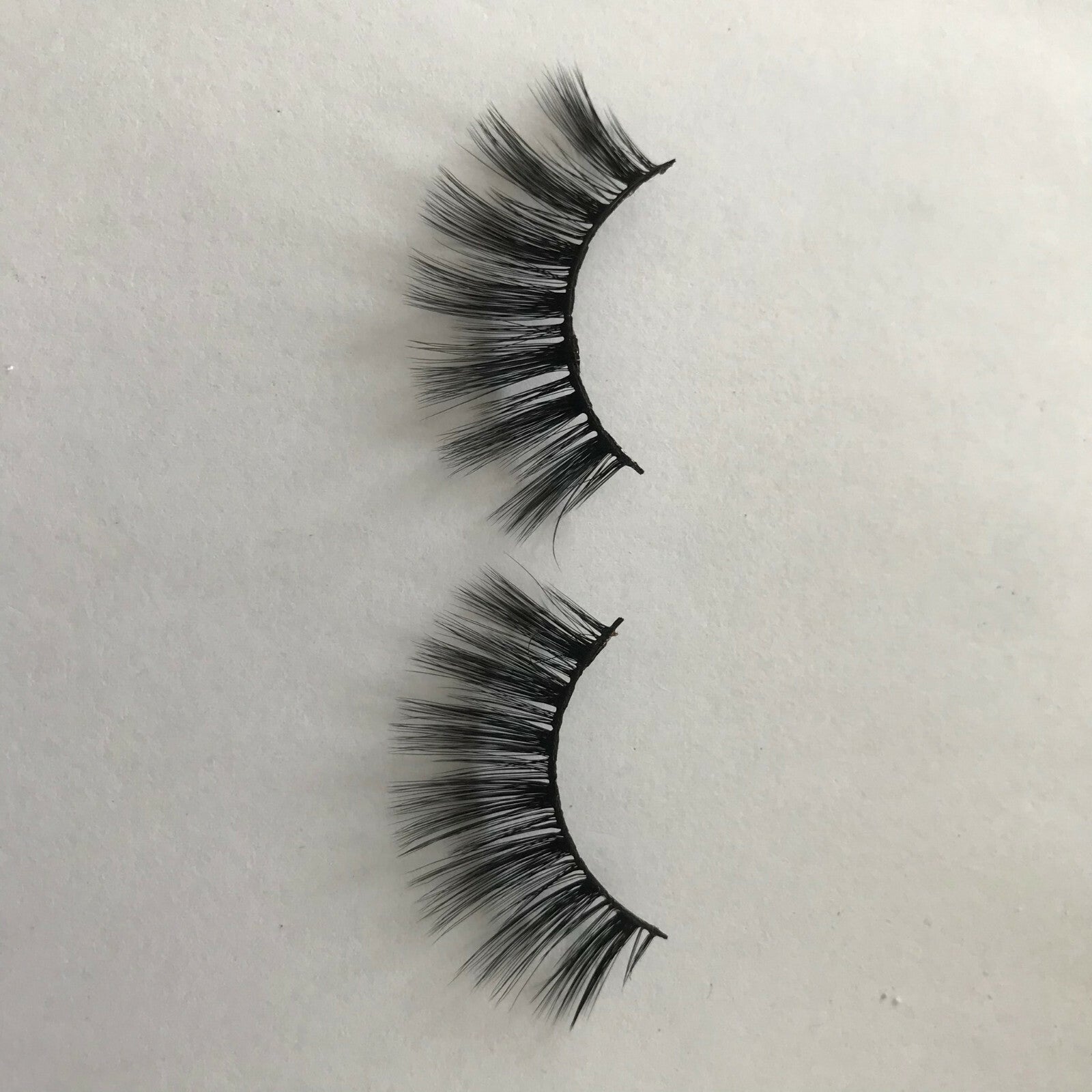 3D Silk Hair Handmade Thick Long Fluffy Cross False Eyelashes Reuse 20 Times