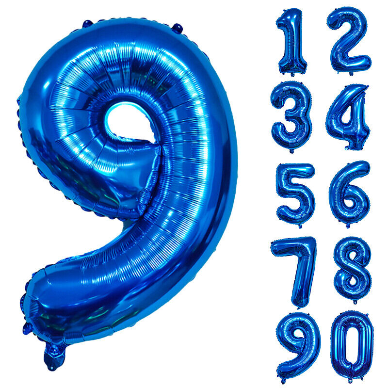 Giant Foil Number Balloons letter Air Helium Birthday Age Party Wedding 32