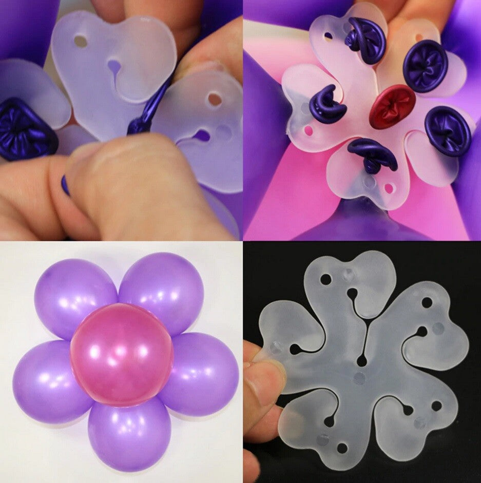 1-20 Garland Balloon Flower Clips Ties Fun Decoration Party Accessories Holder