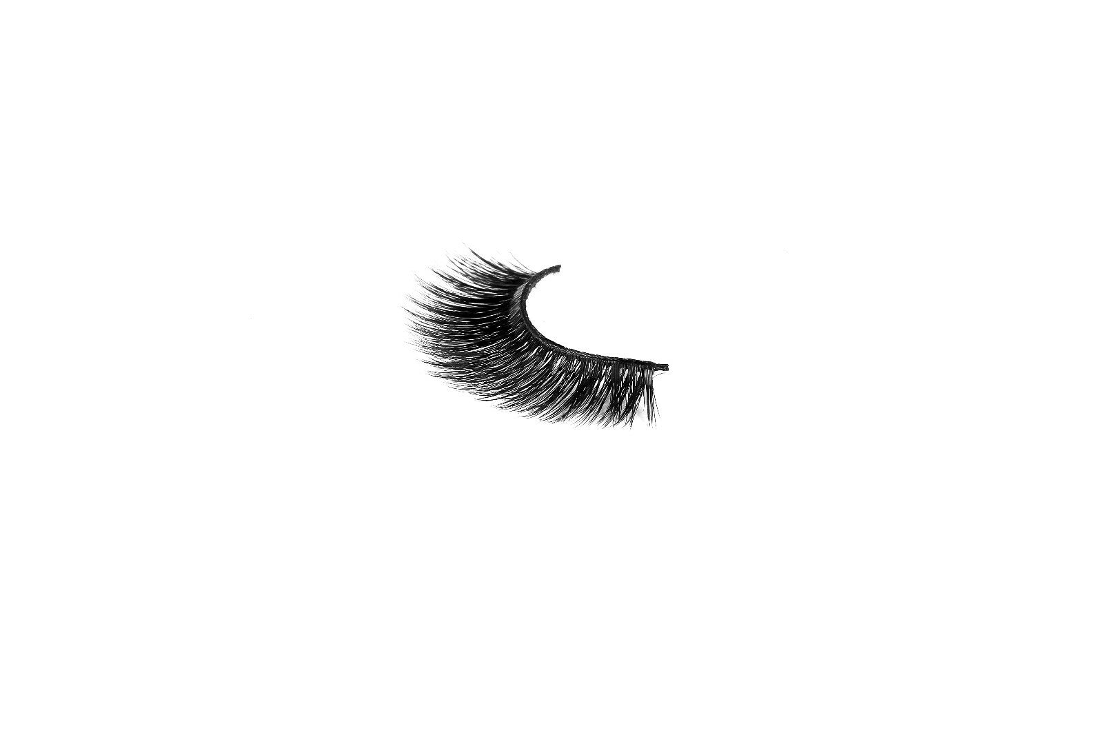 3D Silk Hair Handmade Thick Long Fluffy Cross False Eyelashes Reuse 20 Times