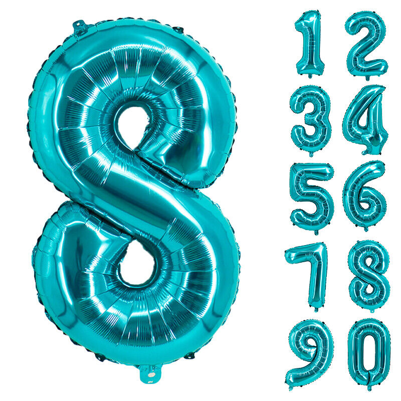 Giant Foil Number Balloons letter Air Helium Birthday Age Party Wedding 32