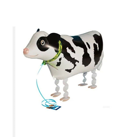 Cow Balloon Animal Walking Pet Airwalker Foil Helium Kids Fun Parties Toys Fun