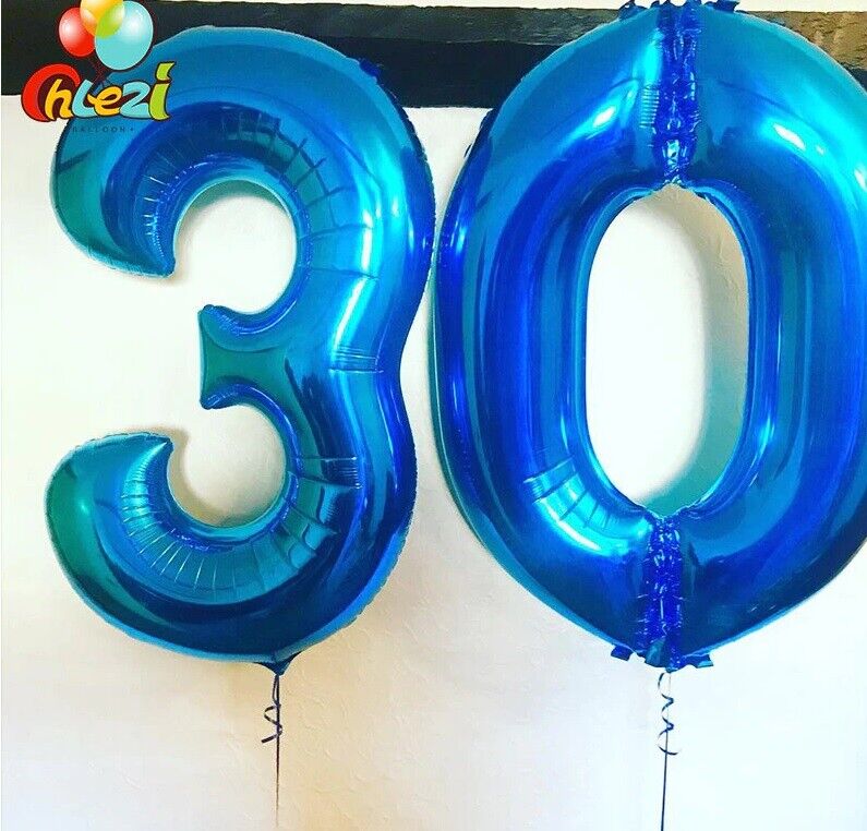 Giant Foil Number Balloons letter Air Helium Birthday Age Party Wedding 32