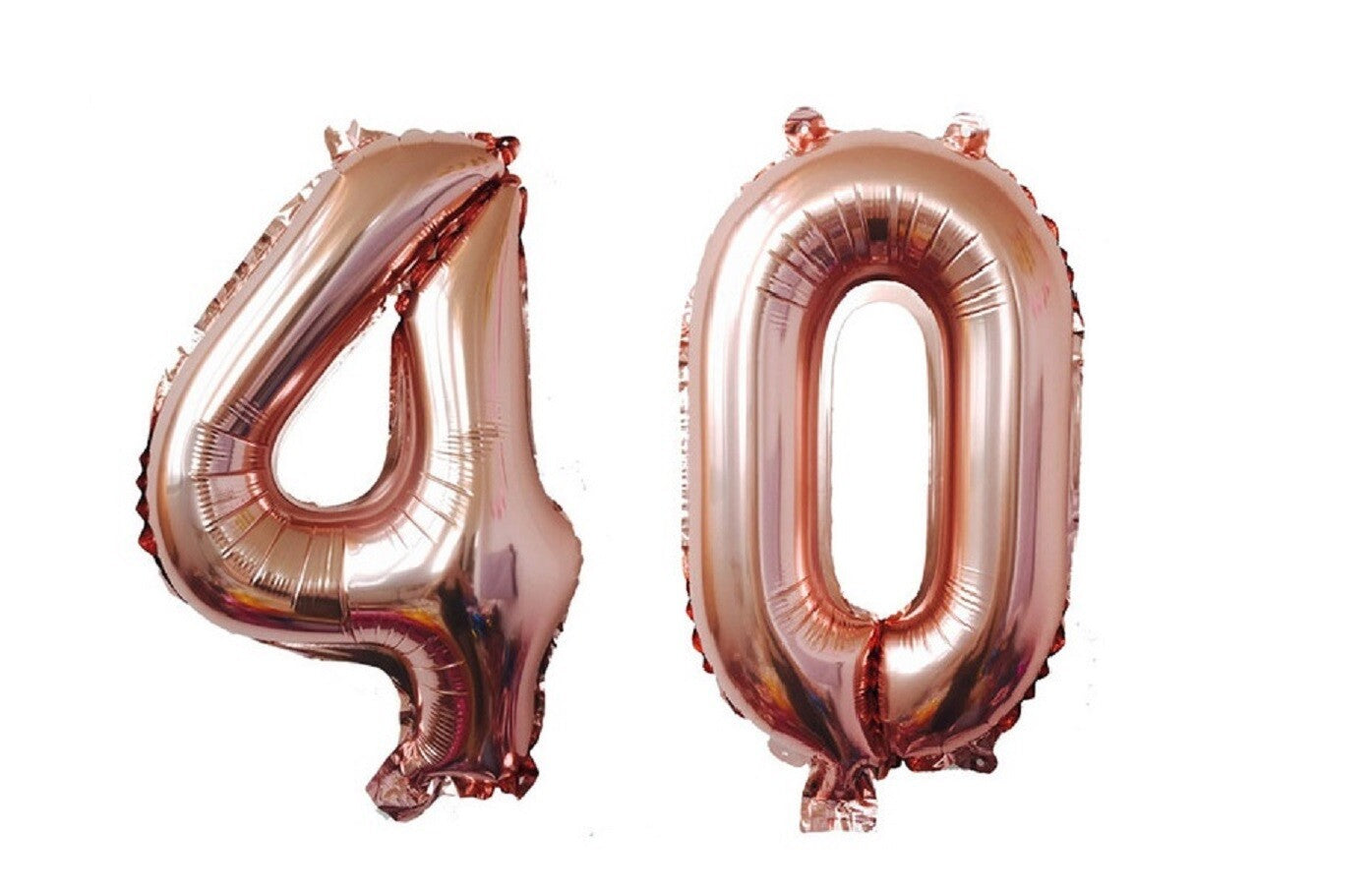 Happy Birthday Balloons Rose Gold Foil Number 16th 18th 21st 30th 40th 50th 60th