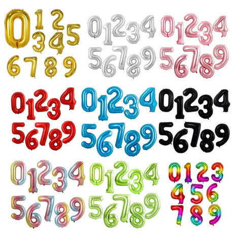 40" Giant Balloons Foil Number letter Air Helium Birthday Age Party Wedding Fun