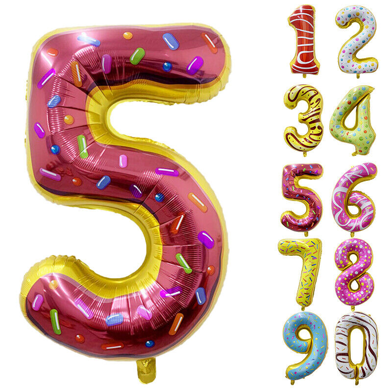 Giant Foil Number Balloons letter Air Helium Birthday Age Party Wedding 32