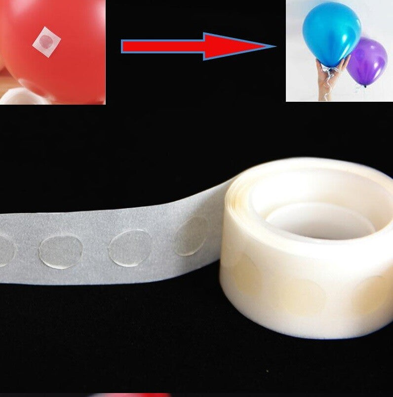 100-500 Dots Adhesive Tape Double Sided Glue Sticker DIY Air Balloon Decor Party