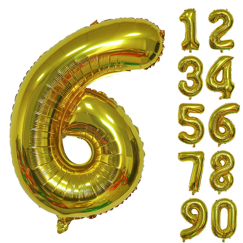 Giant Foil Number Balloons letter Air Helium Birthday Age Party Wedding 32