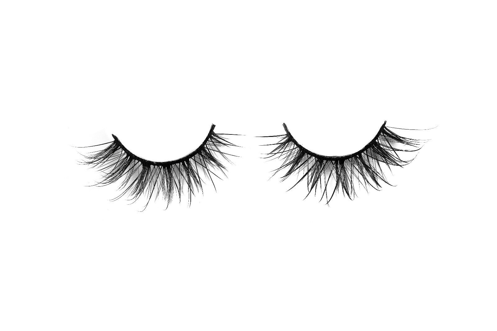 3D Silk Hair Handmade Thick Long Fluffy Cross False Eyelashes Reuse 20 Times