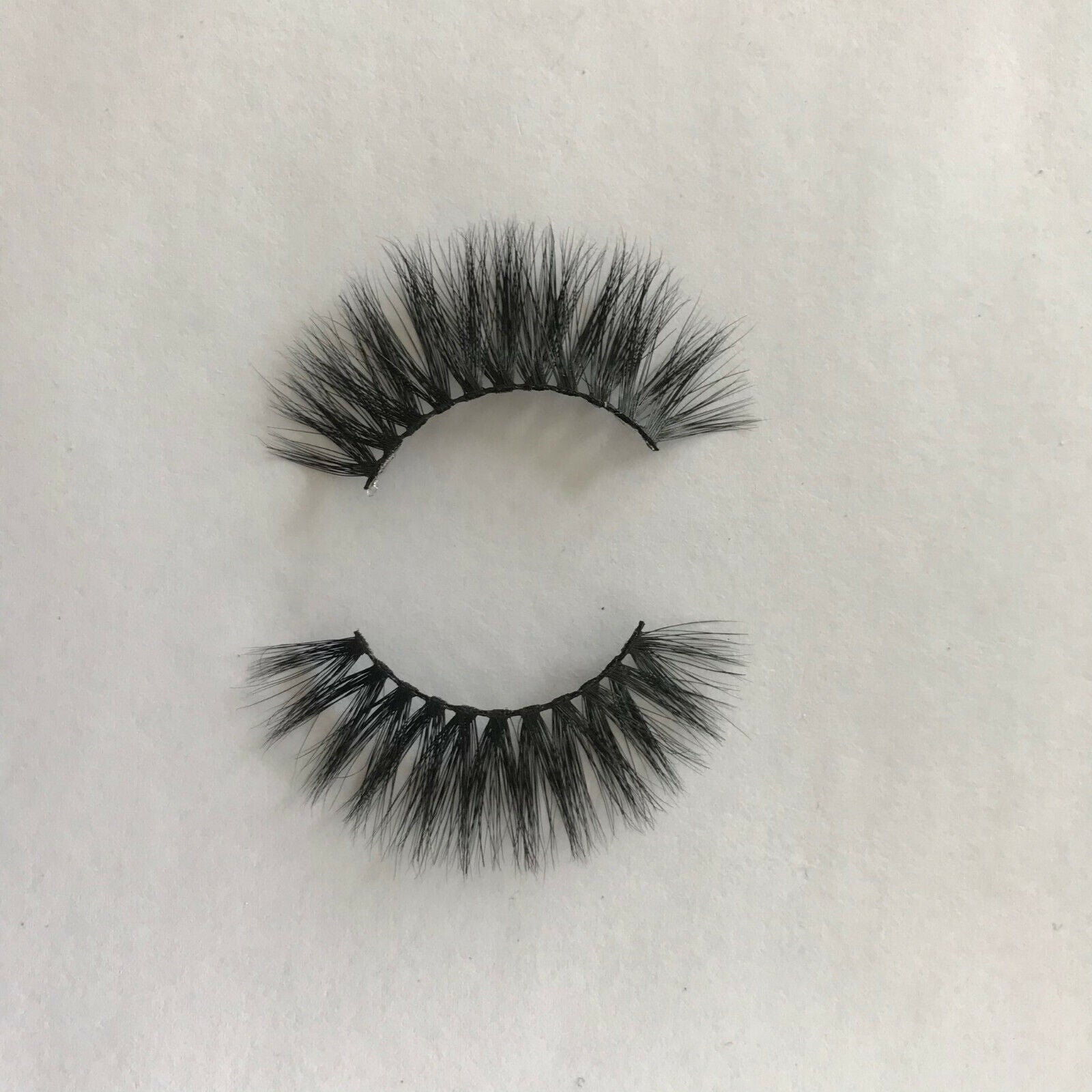 3D Silk Hair Handmade Thick Long Fluffy Cross False Eyelashes Reuse 20 Times