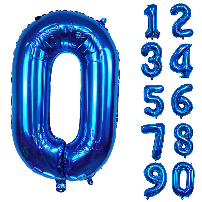 Giant Foil Number Balloons letter Air Helium Birthday Age Party Wedding 32