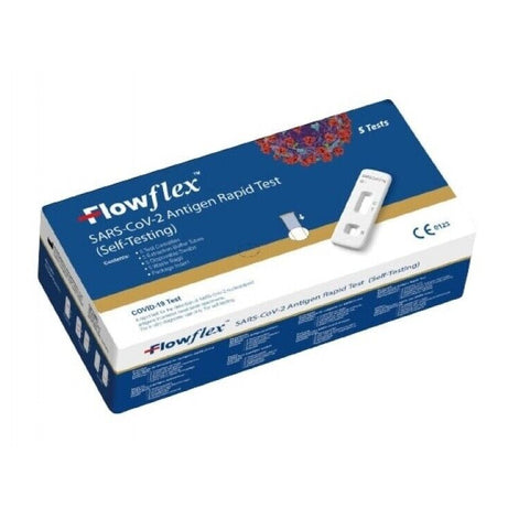 Flowflex 10 x July 2026 Antigen Rapid Lateral Flow Covid 19 Test Home Testing