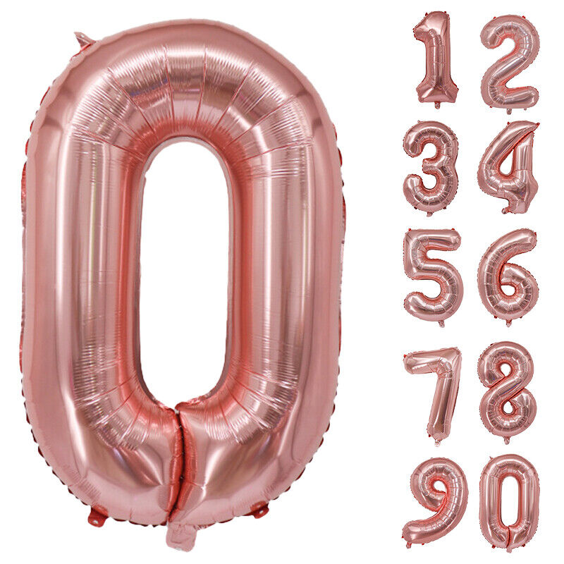 Giant Foil Number Balloons letter Air Helium Birthday Age Party Wedding 32