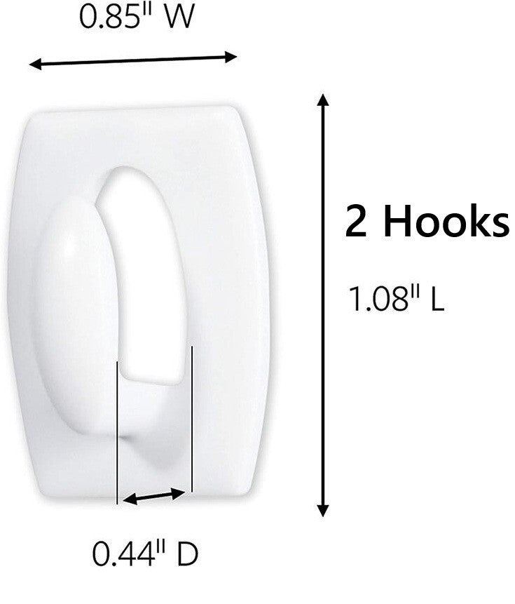 Command Hooks White MINI Decorating Utility Adhesive Stick on UK 3M