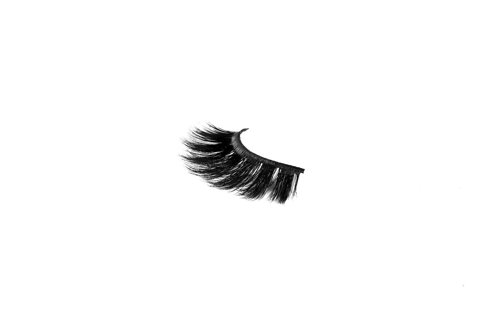 3D Silk Hair Handmade Thick Long Fluffy Cross False Eyelashes Reuse 20 Times