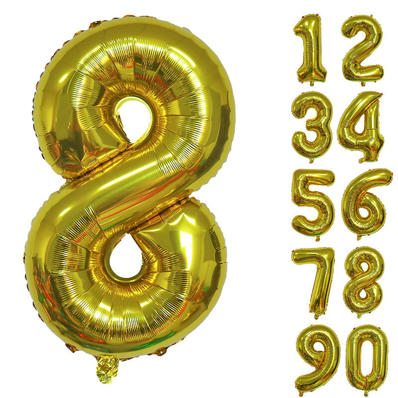 Giant Foil Number Balloons letter Air Helium Birthday Age Party Wedding 32