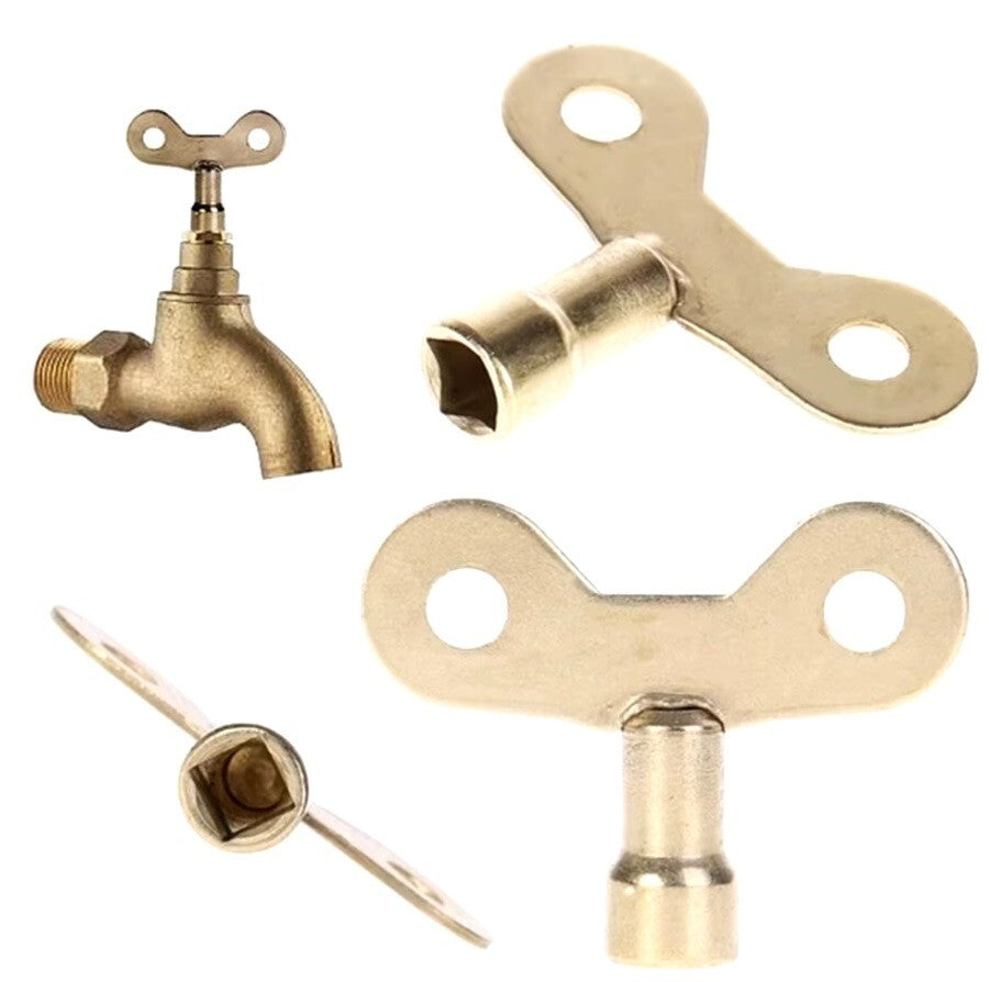 Radiator Plumbing x 5 Bleed Bleeding Key Keys Solid Brass for Venting Air Valve