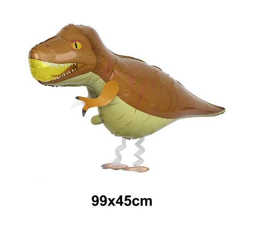 Dinosaurs Balloons Animals Airwalker Foil Helium Kids Fun Parties Jungle