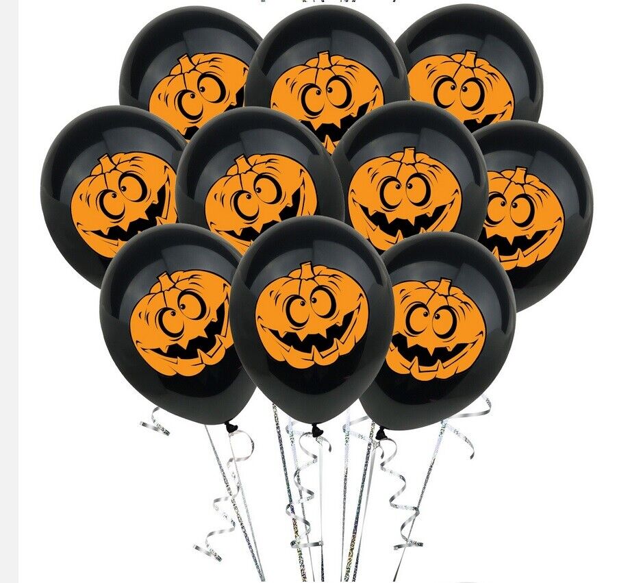 Halloween Balloons set of 10 Latex 12